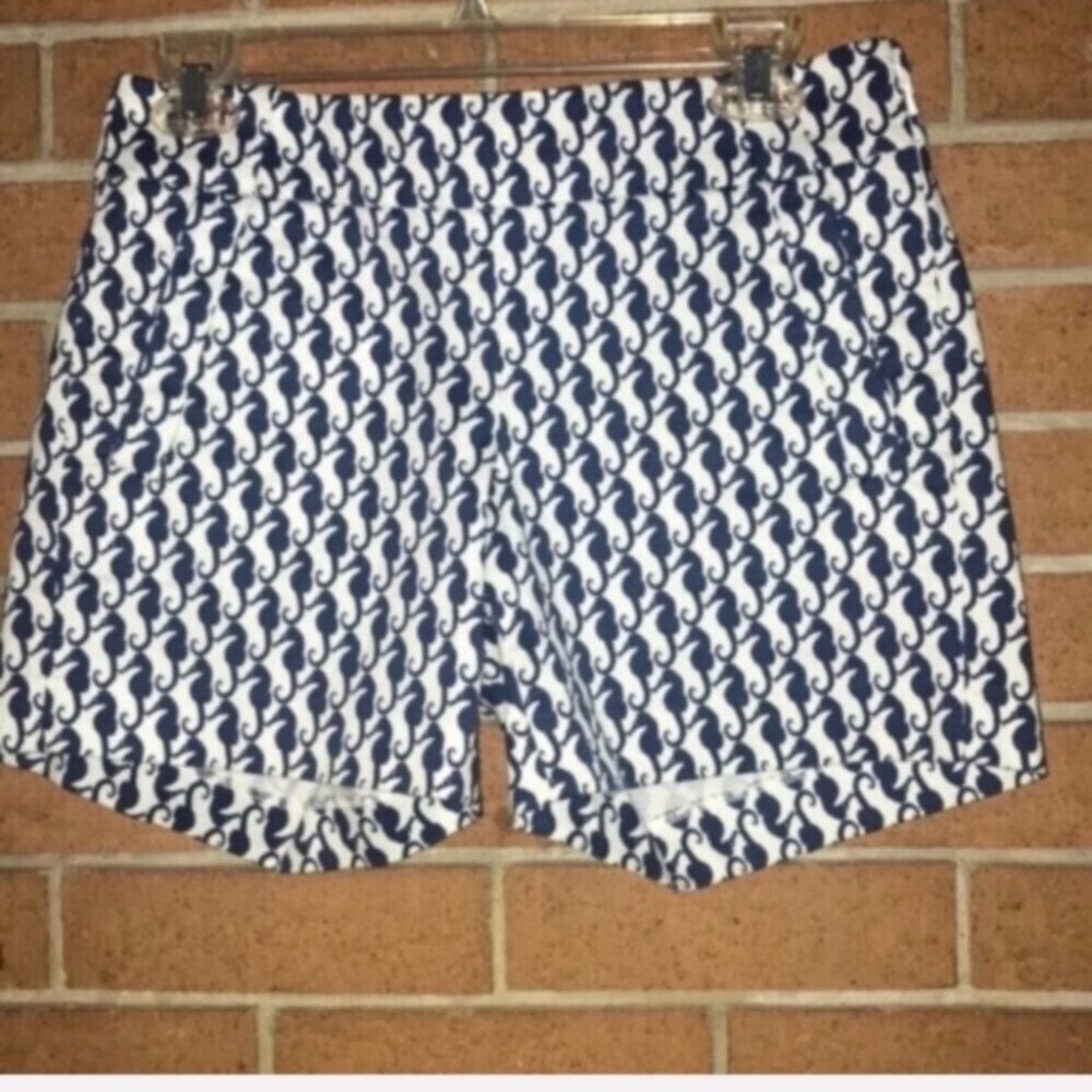 🌊 J. CREW 🌊 3" CHINO SHORTS IN SEAHORSE PR… - Picture 5 of 7